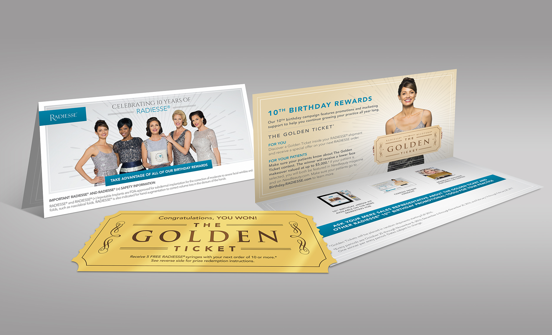 With Age Comes Beauty print brochure